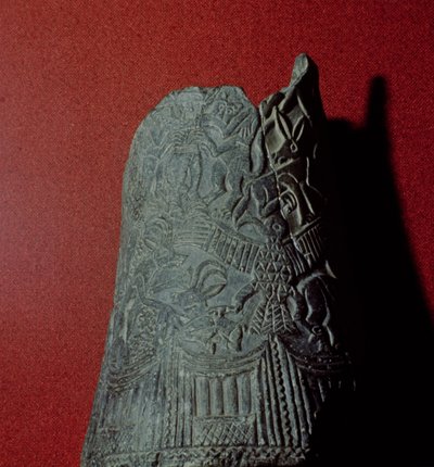 Vase, aus Uruk (heute Warka, Irak), 3. Jahrtausend v. Chr. von Mesopotamian